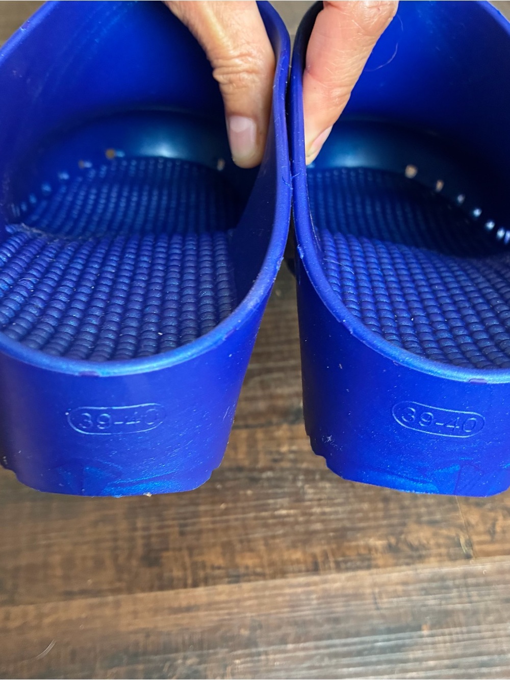 Calzuro Metallic Blue Professional Clogs Multiple Sizes - Picture 6 of 9